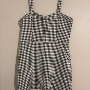 No boundaries Black and White Gingham Dress size XXL